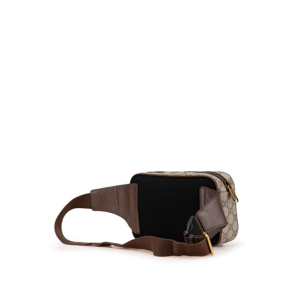 グッチ GGスプリーム オフィディア シェリーライン ボディバッグ ウエストバッグ ショルダーバッグ 574796 ベージュ ブラウン PVC レザー レディース GUCCI 【中古】