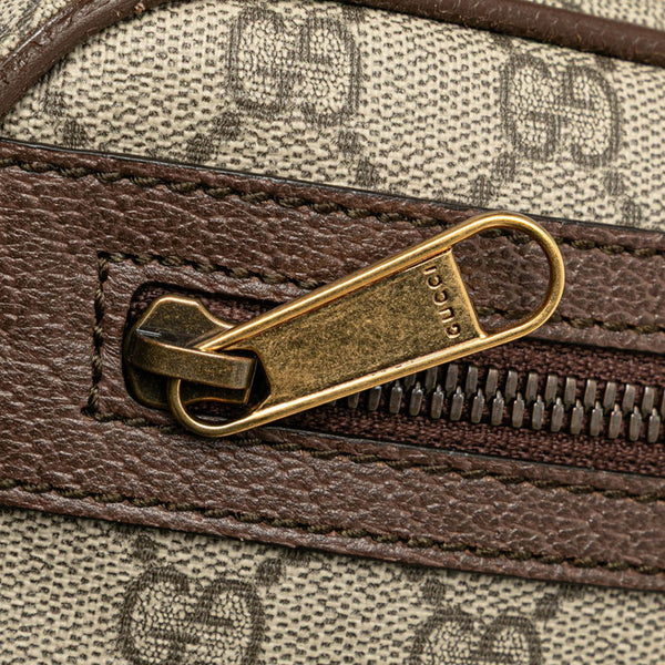 グッチ GGスプリーム オフィディア シェリーライン ボディバッグ ウエストバッグ ショルダーバッグ 574796 ベージュ ブラウン PVC レザー レディース GUCCI 【中古】