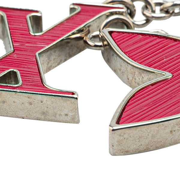 ルイ ヴィトン ビジューサック フルール ドゥ エピ チャーム キーホルダー M65224 ワインレッド メタル レディース LOUIS VUITTON 【中古】