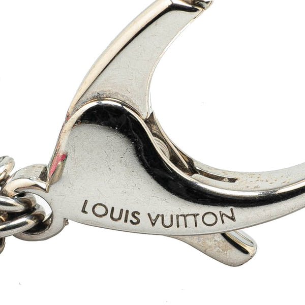 ルイ ヴィトン ビジューサック フルール ドゥ エピ チャーム キーホルダー M65224 ワインレッド メタル レディース LOUIS VUITTON 【中古】
