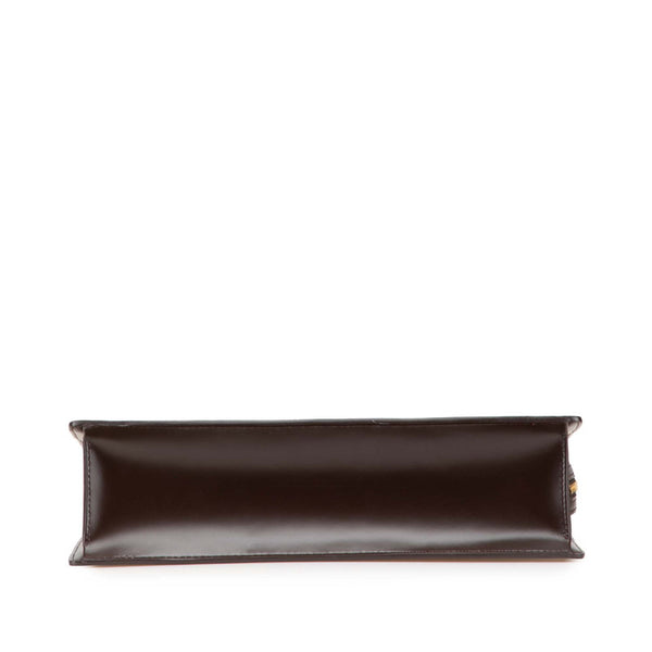 ルイ ヴィトン ダミエ ヴェニスGM トートバッグ ハンドバッグ N51146 ブラウン PVC レザー レディース LOUIS VUITTON 【中古】