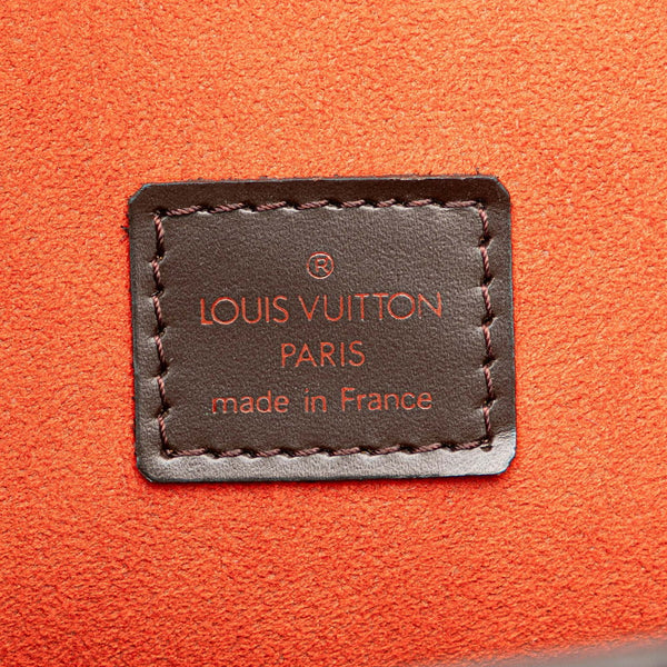 ルイ ヴィトン ダミエ ヴェニスGM トートバッグ ハンドバッグ N51146 ブラウン PVC レザー レディース LOUIS VUITTON 【中古】