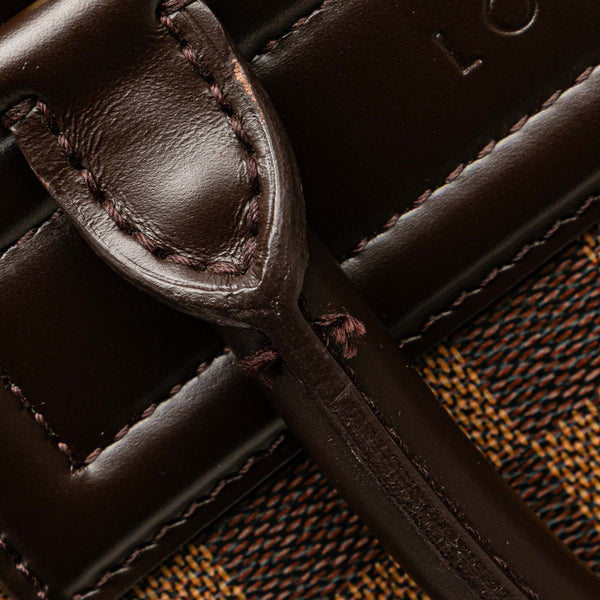 ルイ ヴィトン ダミエ ヴェニスGM トートバッグ ハンドバッグ N51146 ブラウン PVC レザー レディース LOUIS VUITTON 【中古】