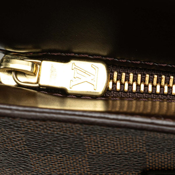 ルイ ヴィトン ダミエ ヴェニスGM トートバッグ ハンドバッグ N51146 ブラウン PVC レザー レディース LOUIS VUITTON 【中古】