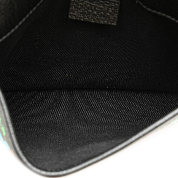 グッチ GGスプリーム サイケデリック ボディバッグ ウエストバッグ 598113 ブラック マルチカラー PVC レザー レディース GUCCI 【中古】