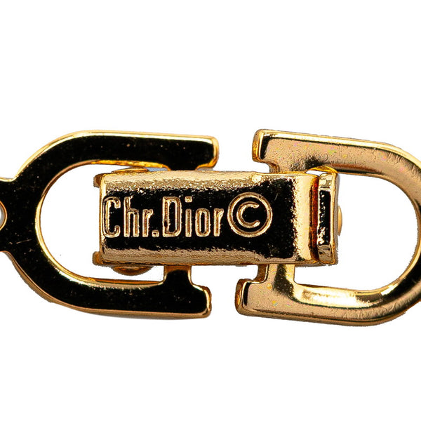 ディオール CDロゴ チェーン ブレスレット ゴールド メッキ レディース Dior 【中古】