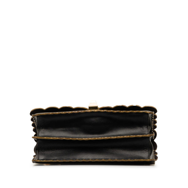 フェンディ ズッカ キャナイ ハンドバッグ ショルダーバッグ 2WAY 8BT283 ブラック マルチカラー レザー レディース FENDI 【中古】