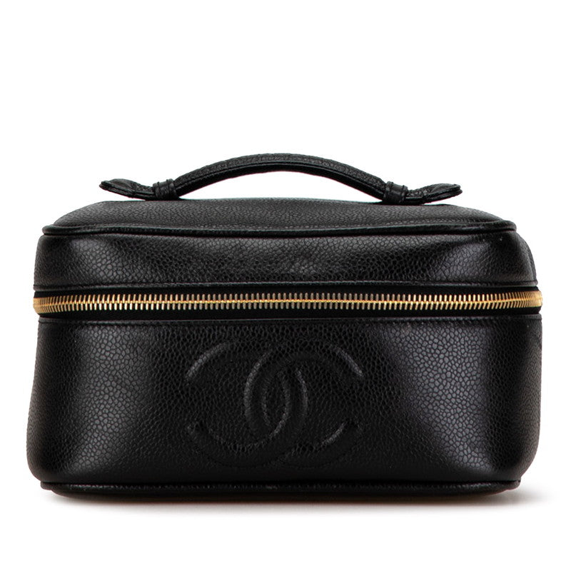 シャネル ココマーク ハンドバッグ バニティバッグ キャビアスキン レディース CHANEL 【中古】