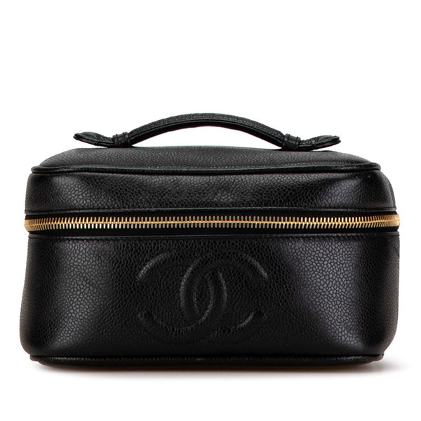 シャネル ココマーク ハンドバッグ バニティバッグ キャビアスキン レディース CHANEL 【中古】