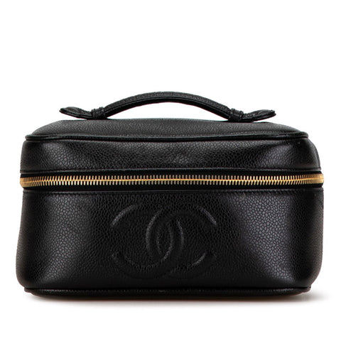 シャネル ココマーク ハンドバッグ バニティバッグ キャビアスキン レディース CHANEL 【中古】