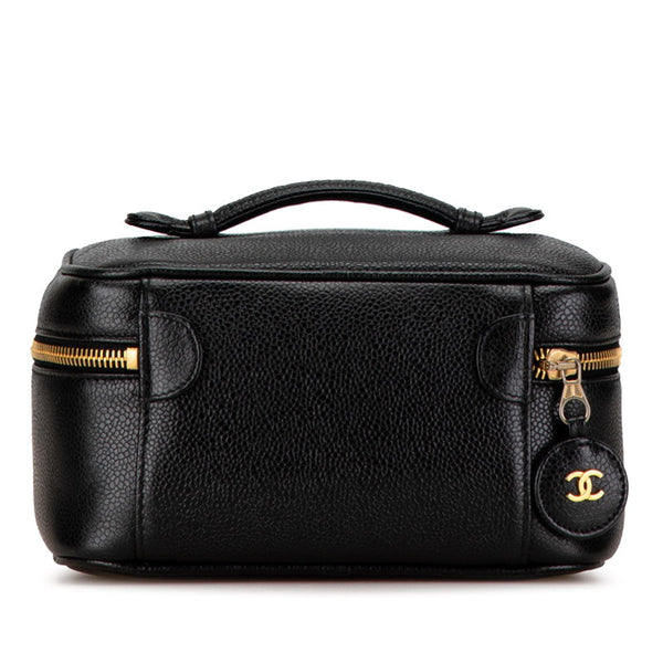 シャネル ココマーク ハンドバッグ バニティバッグ キャビアスキン レディース CHANEL 【中古】