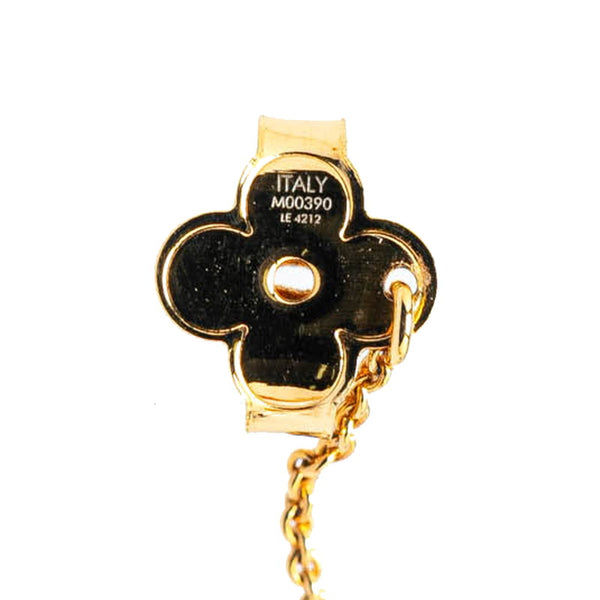 ルイ ヴィトン ブックルドレイユ プティ ルイ ピアス M00390 ゴールド メッキ レディース LOUIS VUITTON 【中古】