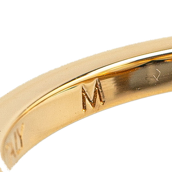 ルイ ヴィトン LV スピーディ パール リング 指輪 #M M68069 ゴールド メッキ フェイクパール レディース LOUIS VUITTON 【中古】