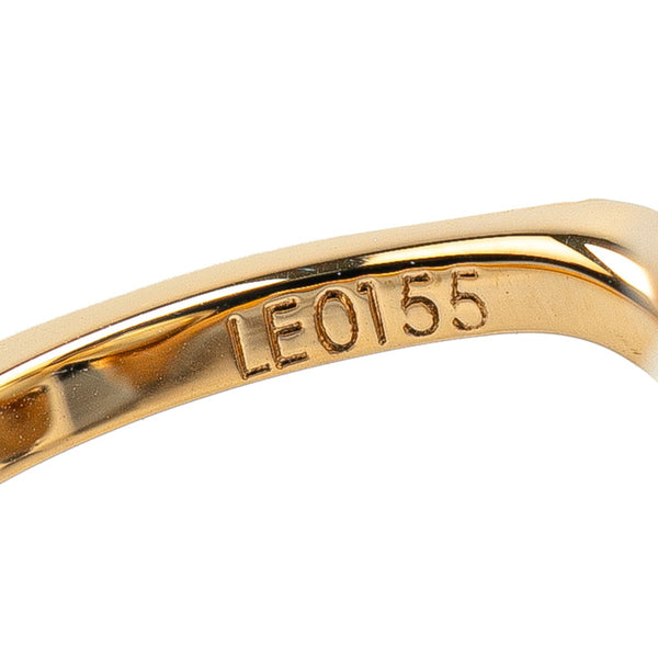 ルイ ヴィトン LV スピーディ パール リング 指輪 #M M68069 ゴールド メッキ フェイクパール レディース LOUIS VUITTON 【中古】