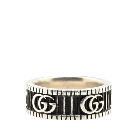 グッチ ダブルG リング 指輪 ＃17 SV925 シルバー レディース GUCCI 【中古】