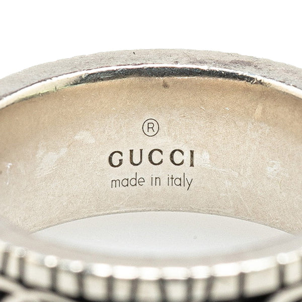 グッチ ダブルG リング 指輪 ＃17 SV925 シルバー レディース GUCCI 【中古】