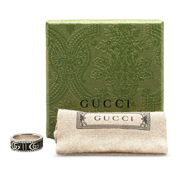 グッチ ダブルG リング 指輪 ＃17 SV925 シルバー レディース GUCCI 【中古】