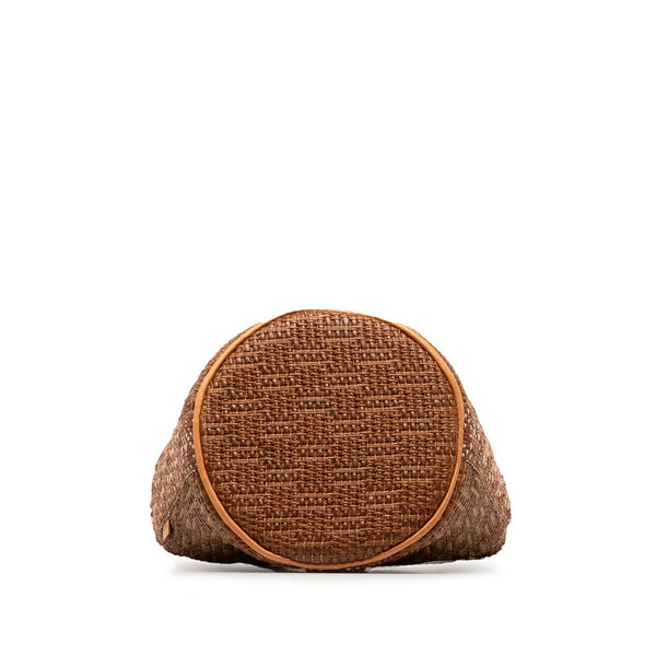 エルメス タムールPM ハンドバッグ バケットバッグ ブラウン セルロース レディース HERMES 【中古】
