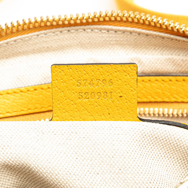 グッチ GGフローラ  オフィディア ウエストバッグ ボディバッグ 574796 ベージュ イエロー PVC レザー レディース GUCCI 【中古】