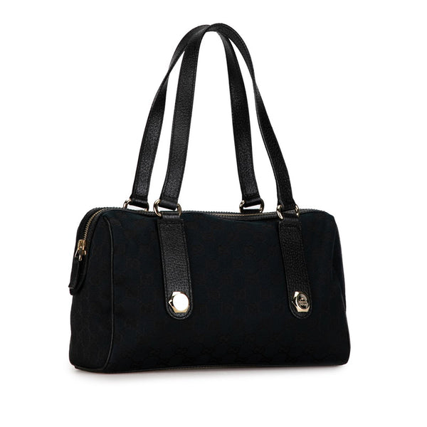 グッチ GGキャンバス ハンドバッグ 152457 ブラック キャンバス レディース GUCCI 【中古】