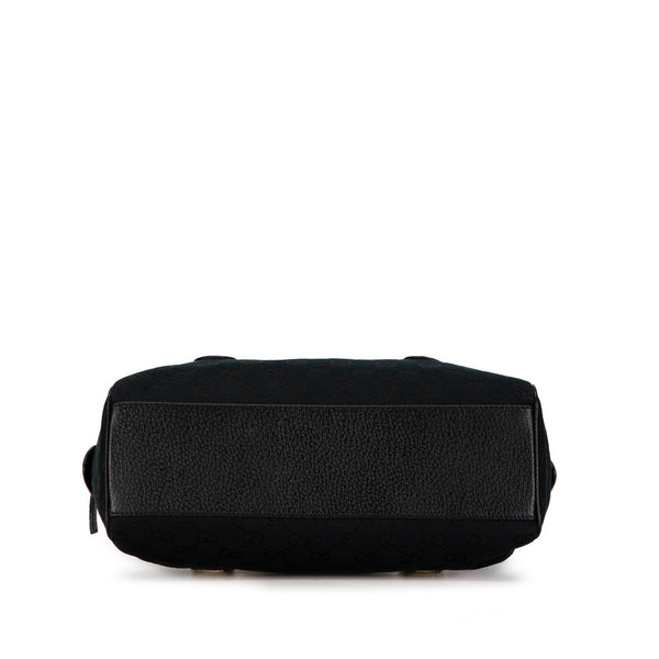 グッチ GGキャンバス ハンドバッグ 152457 ブラック キャンバス レディース GUCCI 【中古】