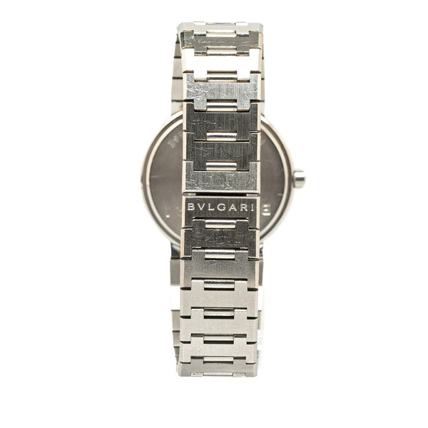 ブルガリ ブルガリブルガリ 腕時計 BB33SS クオーツ ブラック文字盤 ステンレススチール メンズ BVLGARI 【中古】