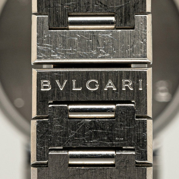 ブルガリ ブルガリブルガリ 腕時計 BB33SS クオーツ ブラック文字盤 ステンレススチール メンズ BVLGARI 【中古】