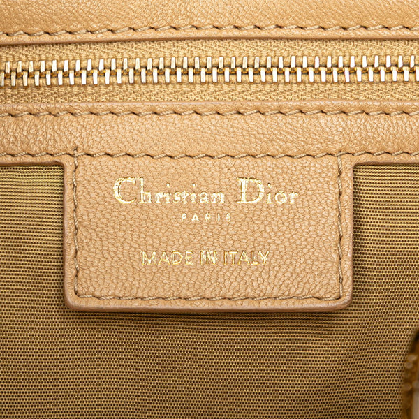 ディオール カナージュ レディディオール ハンドバッグ トートバッグ ブラウン ベージュ ラムスキン レディース Dior 【中古】