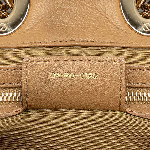 ディオール カナージュ レディディオール ハンドバッグ トートバッグ ブラウン ベージュ ラムスキン レディース Dior 【中古】