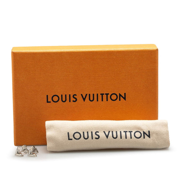 ルイ ヴィトン エッセンシャルLV ピアス M63208 シルバー メタル レディース LOUIS VUITTON 【中古】