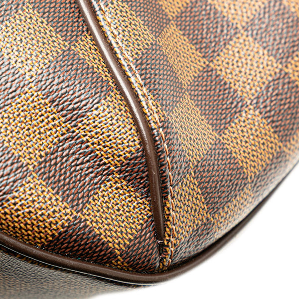 ルイ ヴィトン ダミエ テムズGM ショルダーバッグ N48181 ブラウン PVC レザー レディース LOUIS VUITTON 【中古】