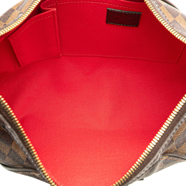 ルイ ヴィトン ダミエ テムズGM ショルダーバッグ N48181 ブラウン PVC レザー レディース LOUIS VUITTON 【中古】