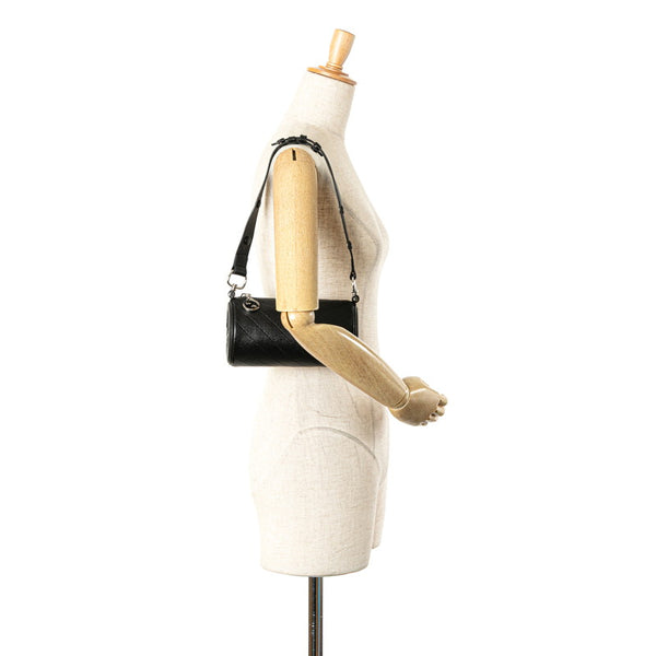 グッチ ブロンディ インターロッキングG ショルダーバッグ 760170 ブラック レザー レディース GUCCI 【中古】