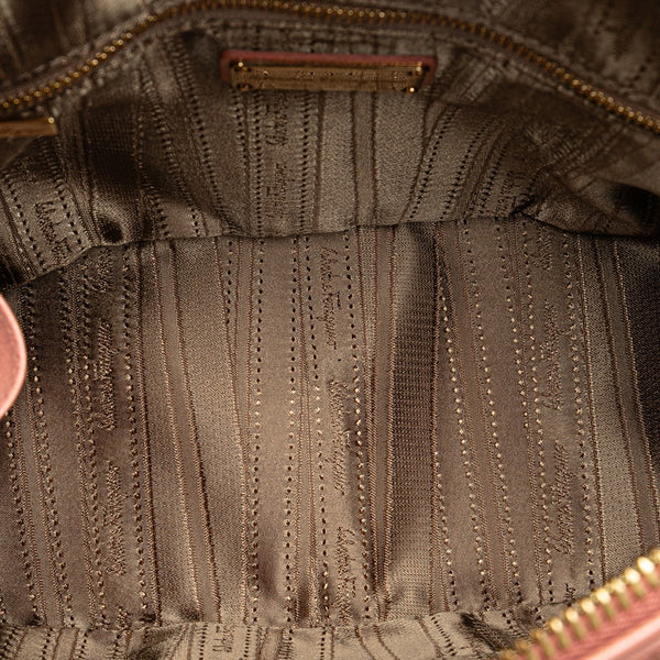 サルヴァトーレフェラガモ ガンチーニ ハンドバッグ ショルダーバッグ 2WAY サーモンピンク レザー レディース Salvatore Ferragamo 【中古】