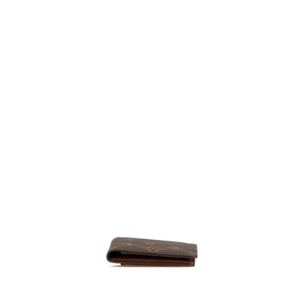 ルイ ヴィトン モノグラム オーガナイザー ドゥ ポッシュ カードケース 名刺入れ M61732 ブラウン PVC レザー レディース LOUIS VUITTON 【中古】