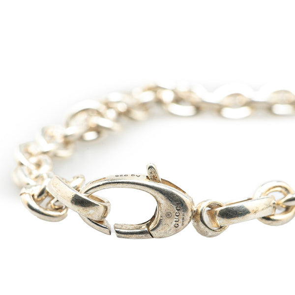 グッチ インターロッキングG ネックレス SV925 シルバー レディース GUCCI 【中古】