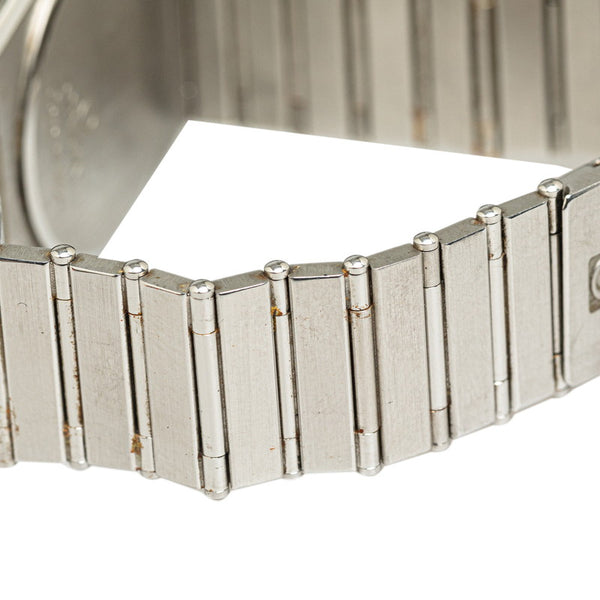 オメガ コンステレーション 腕時計 クオーツ アイボリー文字盤 ステンレススチール レディース OMEGA 【中古】