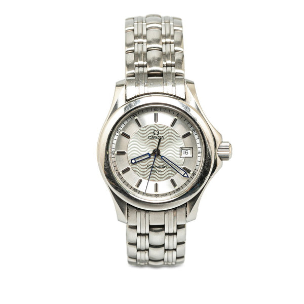 オメガ シーマスター120 腕時計 2511 31 クオーツ シルバー文字盤 ステンレススチール レディース OMEGA 【中古】