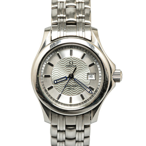 オメガ シーマスター120 腕時計 2511 31 クオーツ シルバー文字盤 ステンレススチール レディース OMEGA 【中古】