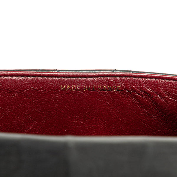 シャネル マトラッセ ココマーク チェーン ショルダーバッグ ブラック ラムスキン レディース CHANEL 【中古】