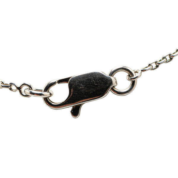 ルイ ヴィトン パンダンティフ ボワ ネックレス M65372 シルバー ブラウン メタル ウッド レディース LOUIS VUITTON 【中古】