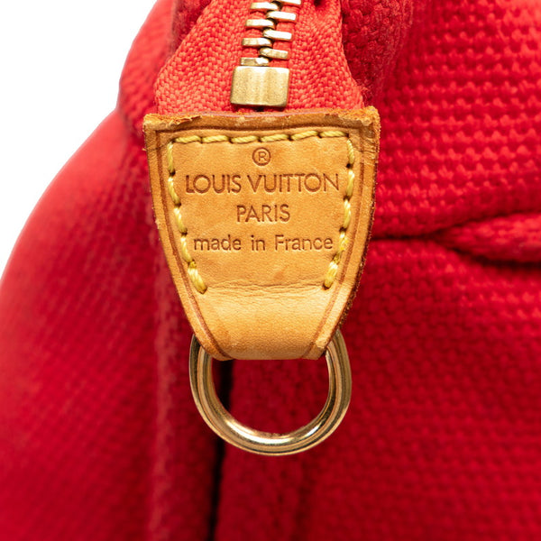 ルイ ヴィトン アンティグア カバGM ハンドバッグ トートバッグ M40031 ルージュ パープル キャンバス レザー レディース LOUIS VUITTON 【中古】