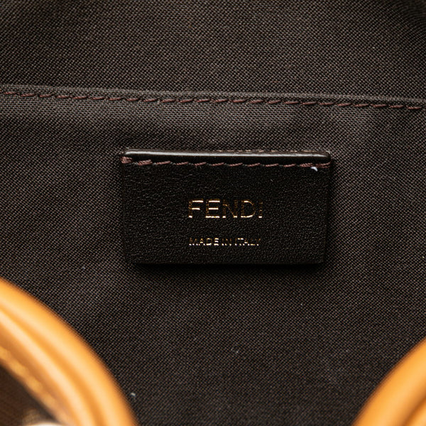 フェンディ ズッカ キャム 斜め掛け ショルダーバッグ 8BT287 ブラウン PVC レザー レディース FENDI 【中古】