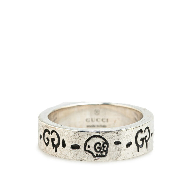グッチ GGゴースト リング 指輪 SV925 シルバー レディース GUCCI 【中古】