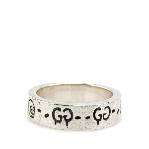 グッチ GGゴースト リング 指輪 SV925 シルバー レディース GUCCI 【中古】
