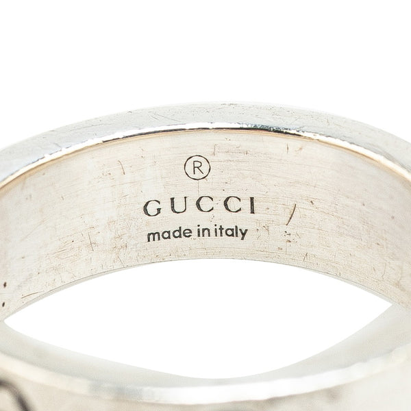 グッチ GGゴースト リング 指輪 SV925 シルバー レディース GUCCI 【中古】