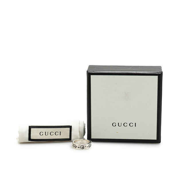グッチ GGゴースト リング 指輪 SV925 シルバー レディース GUCCI 【中古】