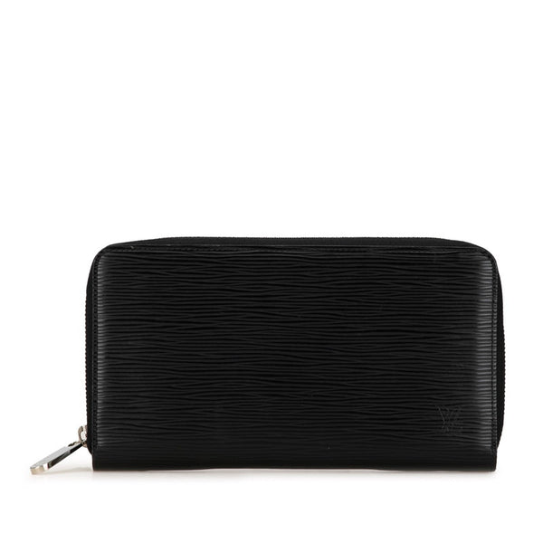 ルイ ヴィトン エピ ジッピーオーガナイザー ラウンドファスナー 長財布 M63852 ノワール ブラック レザー メンズ LOUIS VUITTON 【中古】