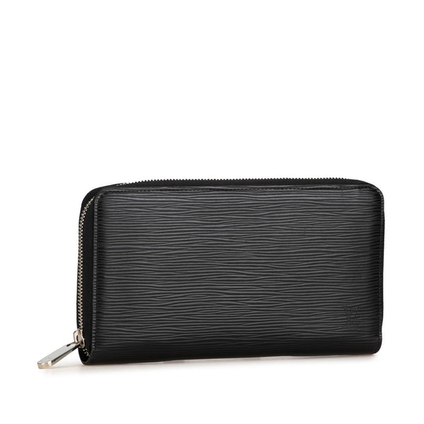 ルイ ヴィトン エピ ジッピーオーガナイザー ラウンドファスナー 長財布 M63852 ノワール ブラック レザー メンズ LOUIS VUITTON 【中古】