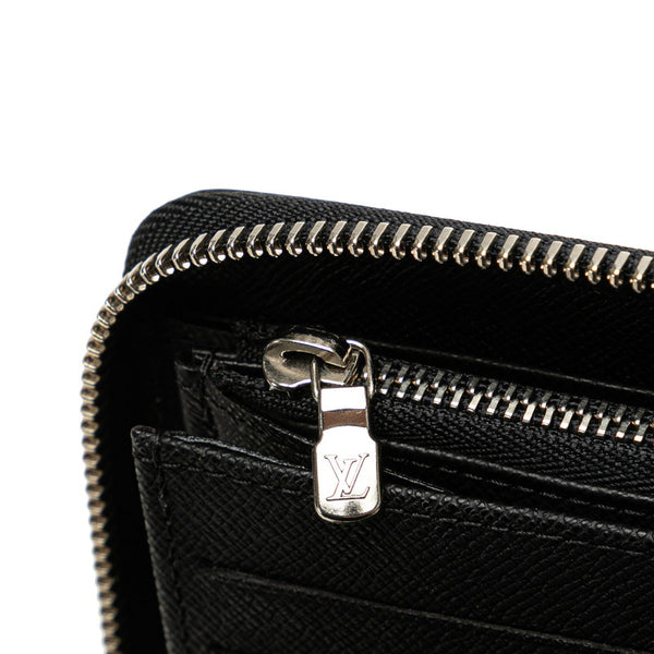 ルイ ヴィトン エピ ジッピーオーガナイザー ラウンドファスナー 長財布 M63852 ノワール ブラック レザー メンズ LOUIS VUITTON 【中古】